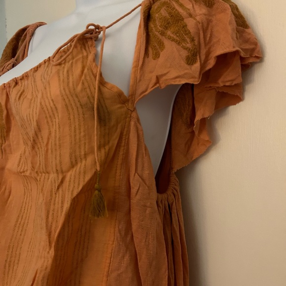 Free people rust color blouse - Picture 4 of 5